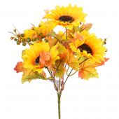  Slunečnice x5 - umělá květina