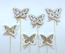 Motýl - dřevěná dekorace