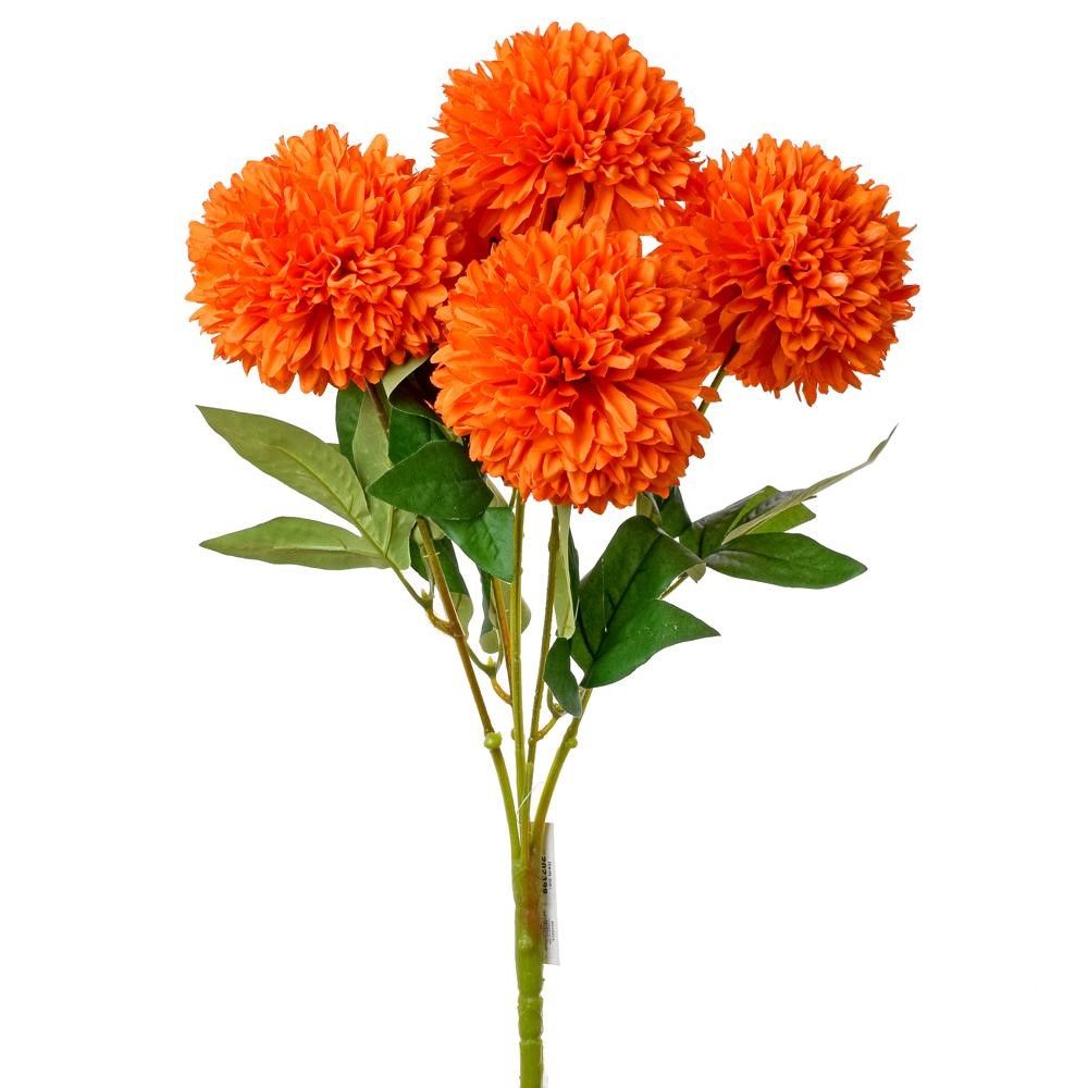 Chryzantéma - oranžová květina