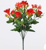 Kytice míchaná růže a lilie - umělá květina