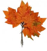 Zápich listí na drátku - podzimní dekorace