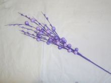 Větvička kuličky - fialová